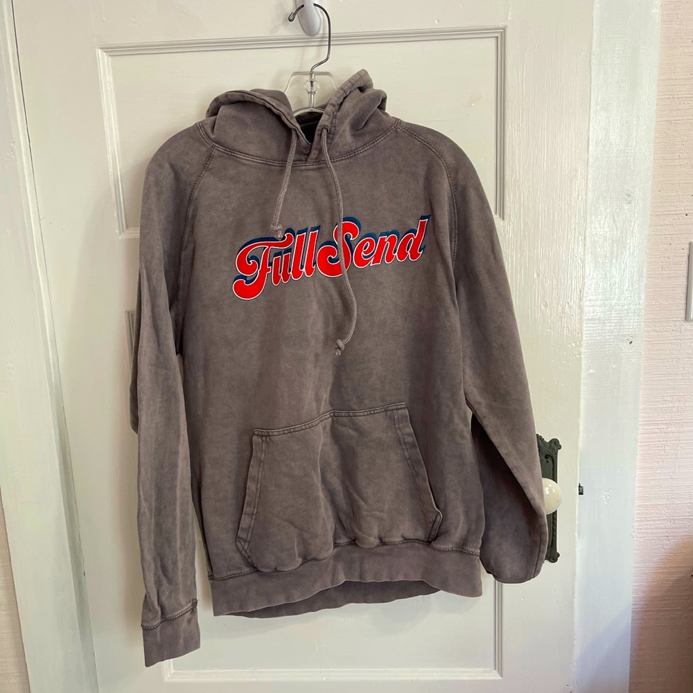 Full Send Hoodie Size M Men’s  Pullover Longsleeve Hood Sweatshirt
